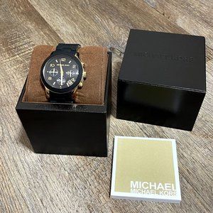 Michael Kors Women's Runway Black Watch MK5191